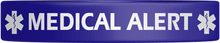 Load image into Gallery viewer, medical alert blue fron bracelet
