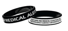 Load image into Gallery viewer, Medical Alert Wristband black
